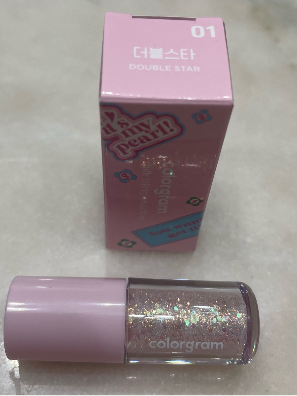 Colorgram Double Star Shimmer Eyeshadow Gloss - 01 Pink